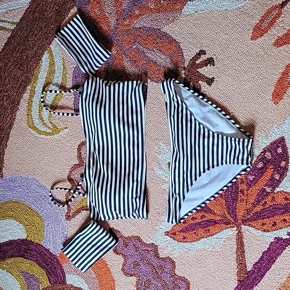 Black & White Stripe 2 piece